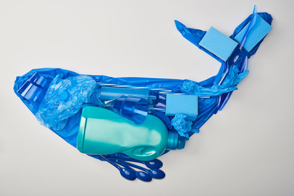 Plastic often found in the ocean
